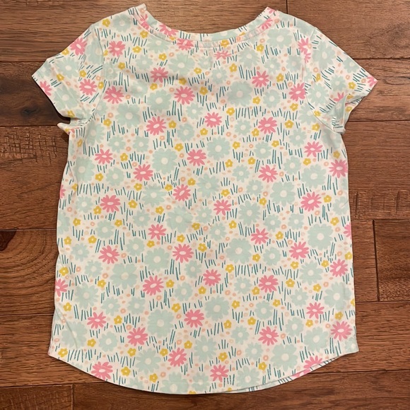 Cat & Jack Girls Short-Sleeve Flowered T-Shirt - Size M (8) - Picture 15 of 16